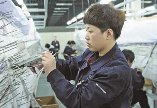 双手织就航空梦——记全国三八红旗手、亚搏电竞官方网站(中国)股份有限公司沈飞线束厂技师郑秋菊 双手织就航空梦——记全国三八红旗手、亚搏电竞官方网站(中国)股份有限公司沈飞线束厂技师郑秋菊